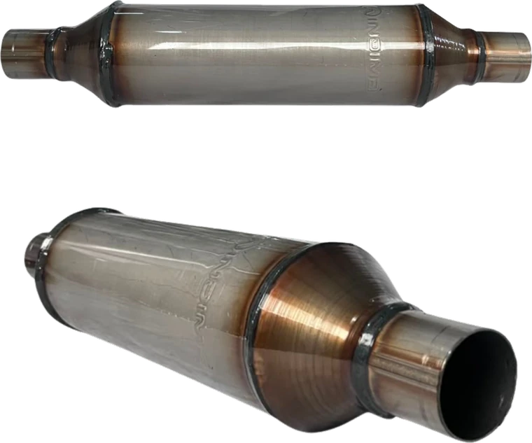 Resonador Redondo 400Mmx101,6Mm Acero Inox 409L 2.3Kg